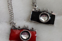 Lange ketting met camera