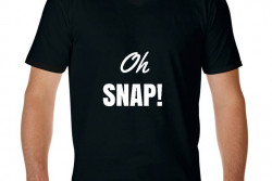 Herenshirt 'Oh Snap'