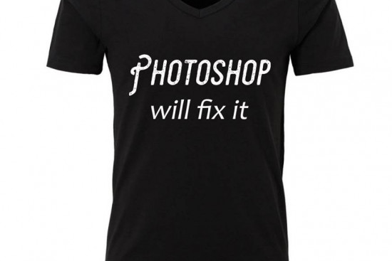 Herenshirt Photoshop will fix it