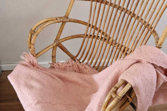 Roze plaid, backdrop