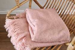 Roze plaid, backdrop