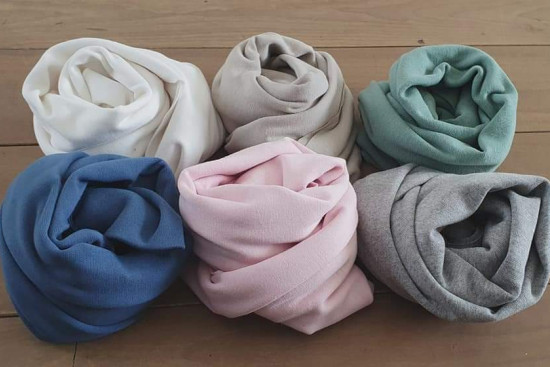 Wraps met stretch in 6 kleurtjes Wraps met stretch in 6 kleurtjes