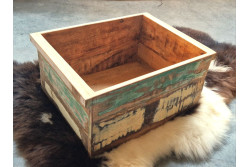Houten kistje met kleurtjes