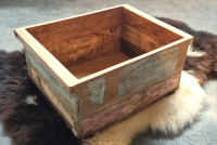 Houten kistje met kleurtjes