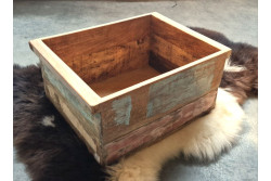 Houten kistje met kleurtjes