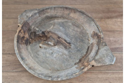 Mooie grote houten schaal