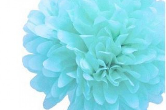 Pompon blauw