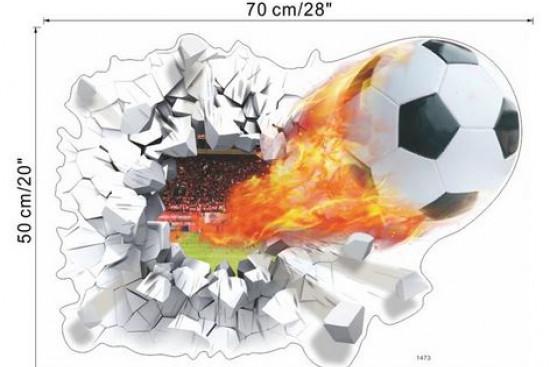 Muursticker voetbal