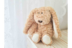 Knuffel konijn bruin