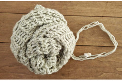 Set wrap met haarbandje zacht groen