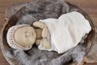 Set mutsje met wrap creme