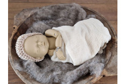 Set mutsje met wrap creme