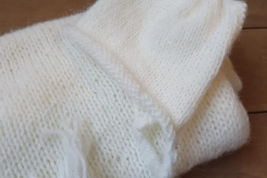 Set wrap met bonnet wit Set wrap met bonnet wit