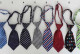 Satijnen stropdasjes in 10 printjes